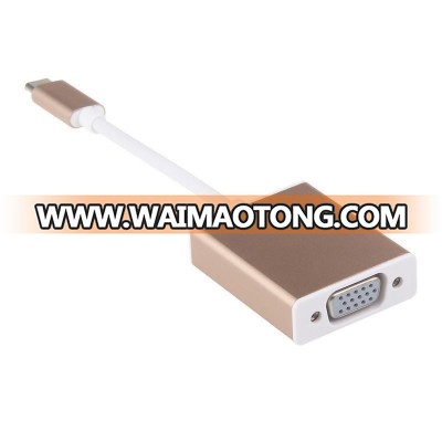 Best Price OEM/ODM Aluminium Alloy Type- C to VGA Type-c Hub/Adapter V1A